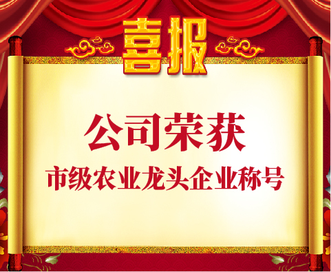 【喜報(bào)】熱烈祝賀合家興榮獲“廣州市級農(nóng)業(yè)龍頭企業(yè)”稱號